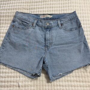 Levi's Women's Light Blue Jean Shorts
